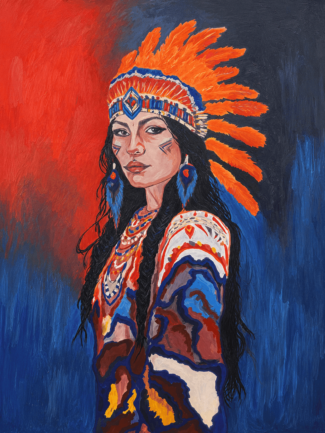 Sovereign painting by Khadija Kassi